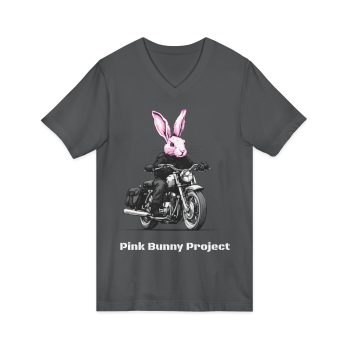 Unisex Jersey Short Sleeve V-Neck Tee - Image 15