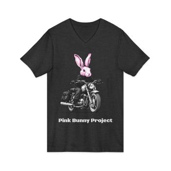 Unisex Jersey Short Sleeve V-Neck Tee - Image 17