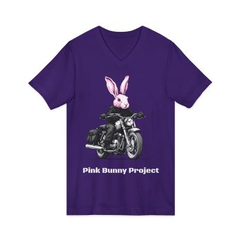 Unisex Jersey Short Sleeve V-Neck Tee - Image 21