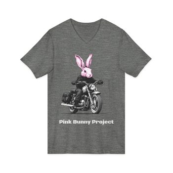Unisex Jersey Short Sleeve V-Neck Tee - Image 7