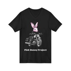 Unisex Jersey Short Sleeve V-Neck Tee