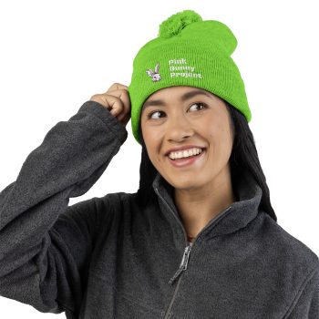 Pom-Pom Knit Cap (Embroidery) - Image 35