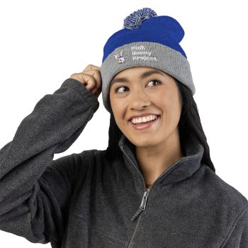 Pom-Pom Knit Cap (Embroidery) - Image 8
