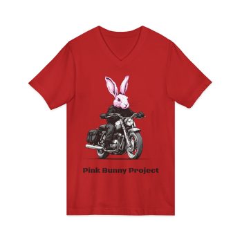 Unisex Jersey Short Sleeve V-Neck Tee - Image 23