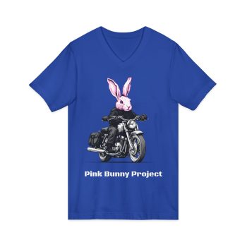Unisex Jersey Short Sleeve V-Neck Tee - Image 11