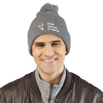 Pom-Pom Knit Cap (Embroidery) - Image 6
