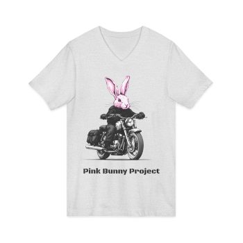 Unisex Jersey Short Sleeve V-Neck Tee - Image 5