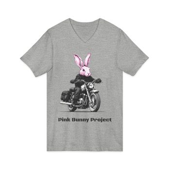 Unisex Jersey Short Sleeve V-Neck Tee - Image 9