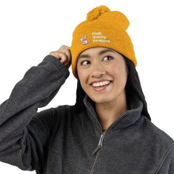 Pom-Pom Knit Cap (Embroidery) - Image 11