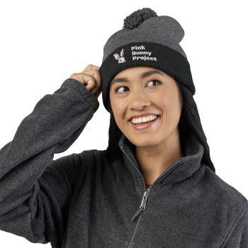 Pom-Pom Knit Cap (Embroidery) - Image 2