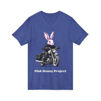 Unisex Jersey Short Sleeve V-Neck Tee - Image 13